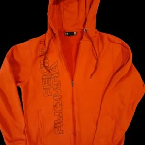 Boys under armour zip down hoodie sz M